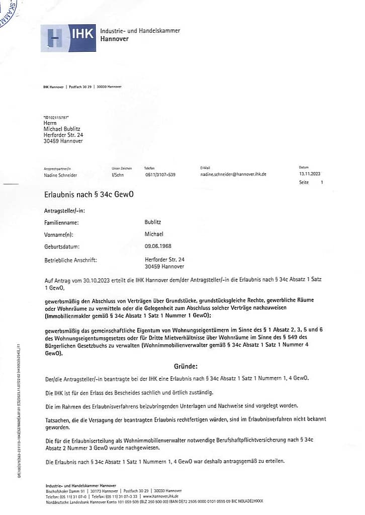 §-34c-GewO-Immobilienmakler-Darlehensvermittler-Bautraeger-Baubetreuer-Wohnimmobilienverwalter-WEG-Verwalter